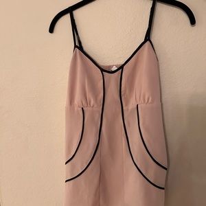 Lauren Conrad pink and black camisole